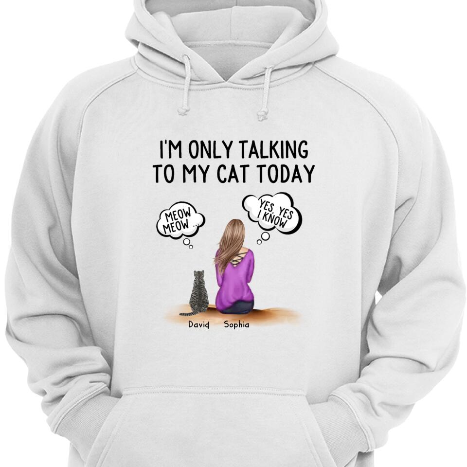 Talking To Cats Personalized Hoodie – Trending Personalized