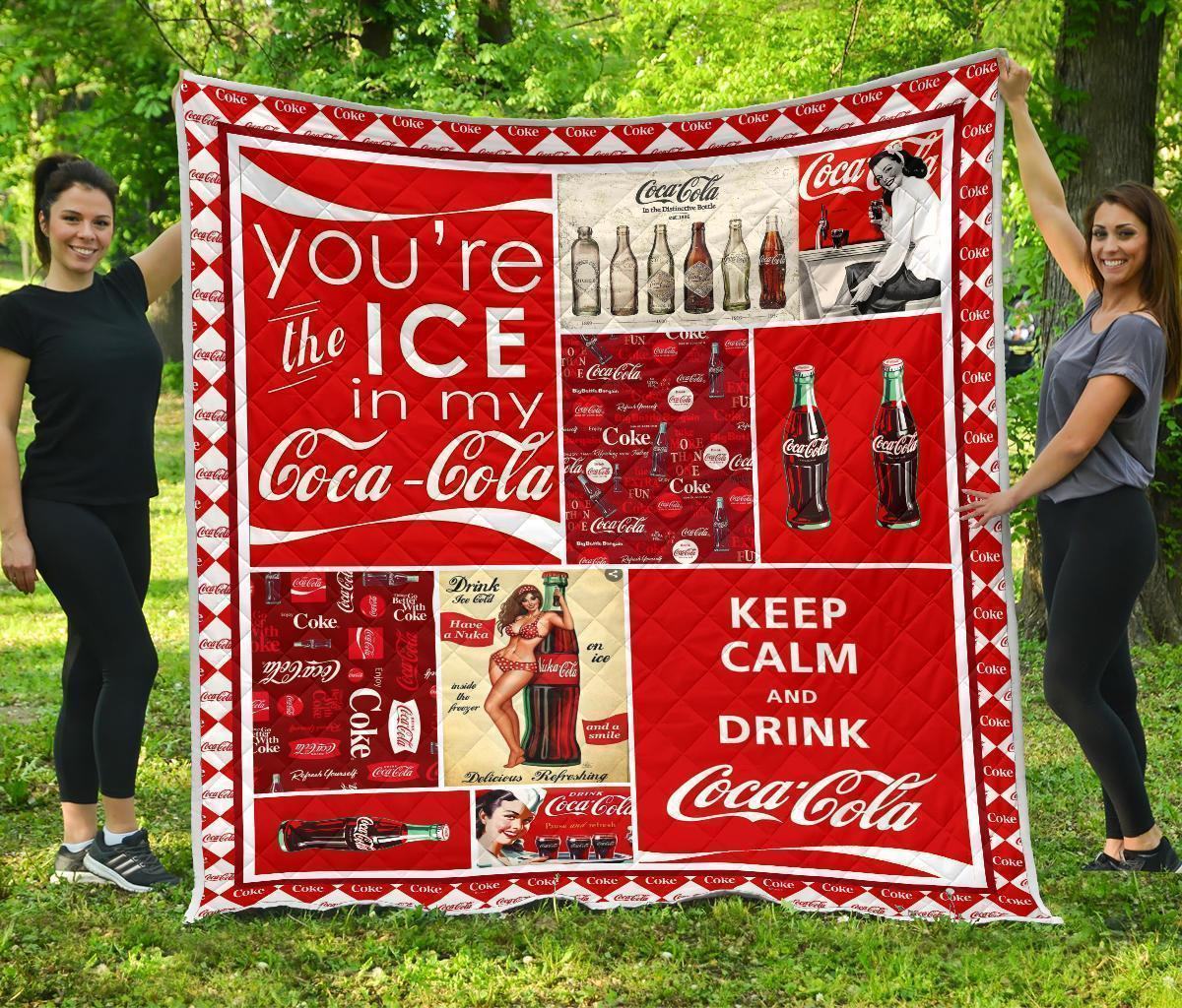 Funny Coca-Cola Quilt Blanket Soft Drink Lover