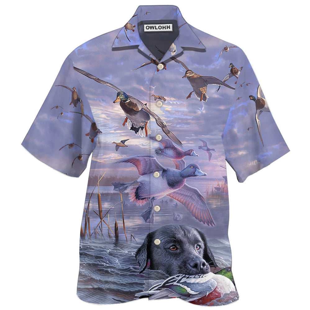 Duck Hunting Purple Sky Hawaii Shirt Ha70305