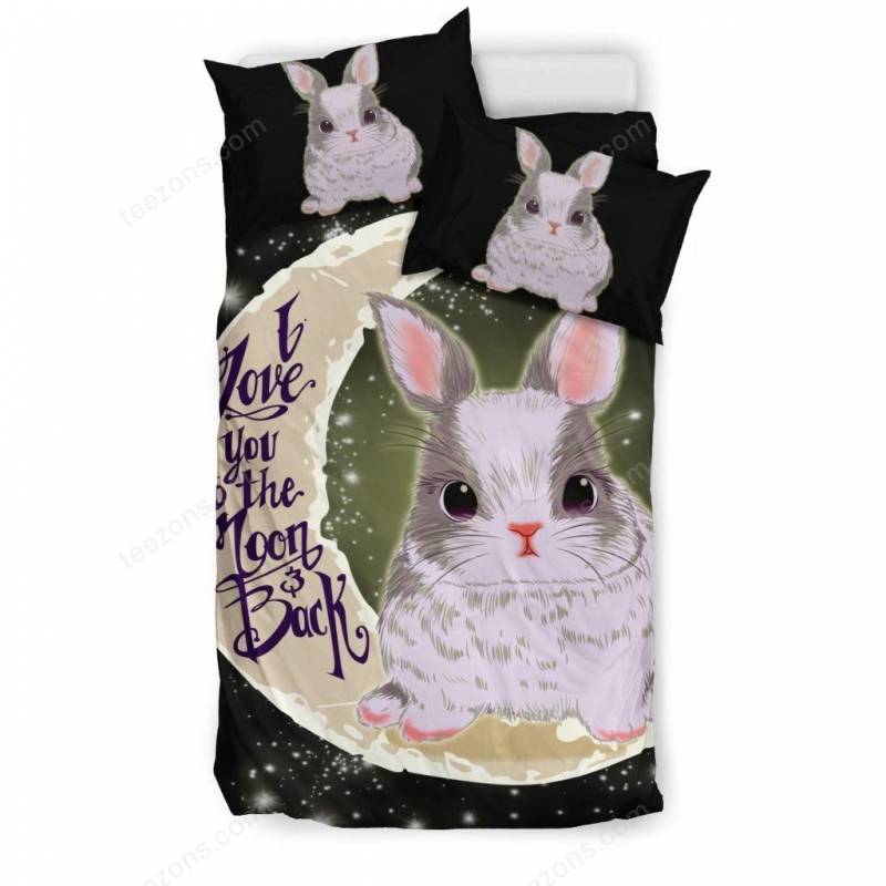 Cute Rabbit Bedding Set – duvet cover and pillowcase set