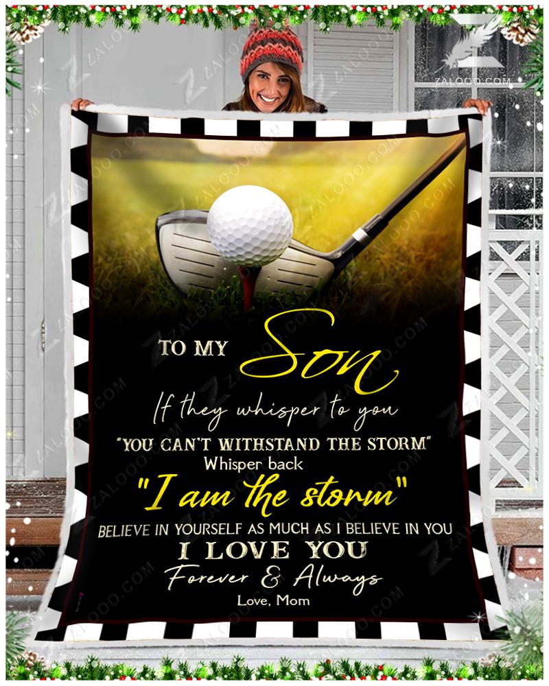 Golf – To My Son – I Love You Quilt Blanket Ep2633