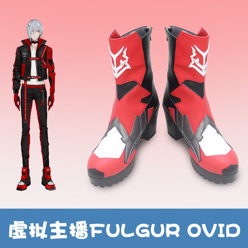 Vtuber Fulgur Ovid Cosplay Costume Uniform Suit Halloween Party Outfit Role Play Clothing Unisex New Halloween cosplay props alx