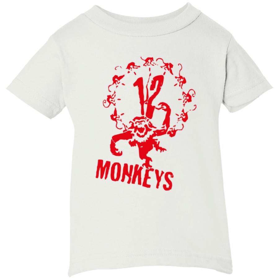 AGR 12 Monkeys Infant Short Sleeve T-Shirt