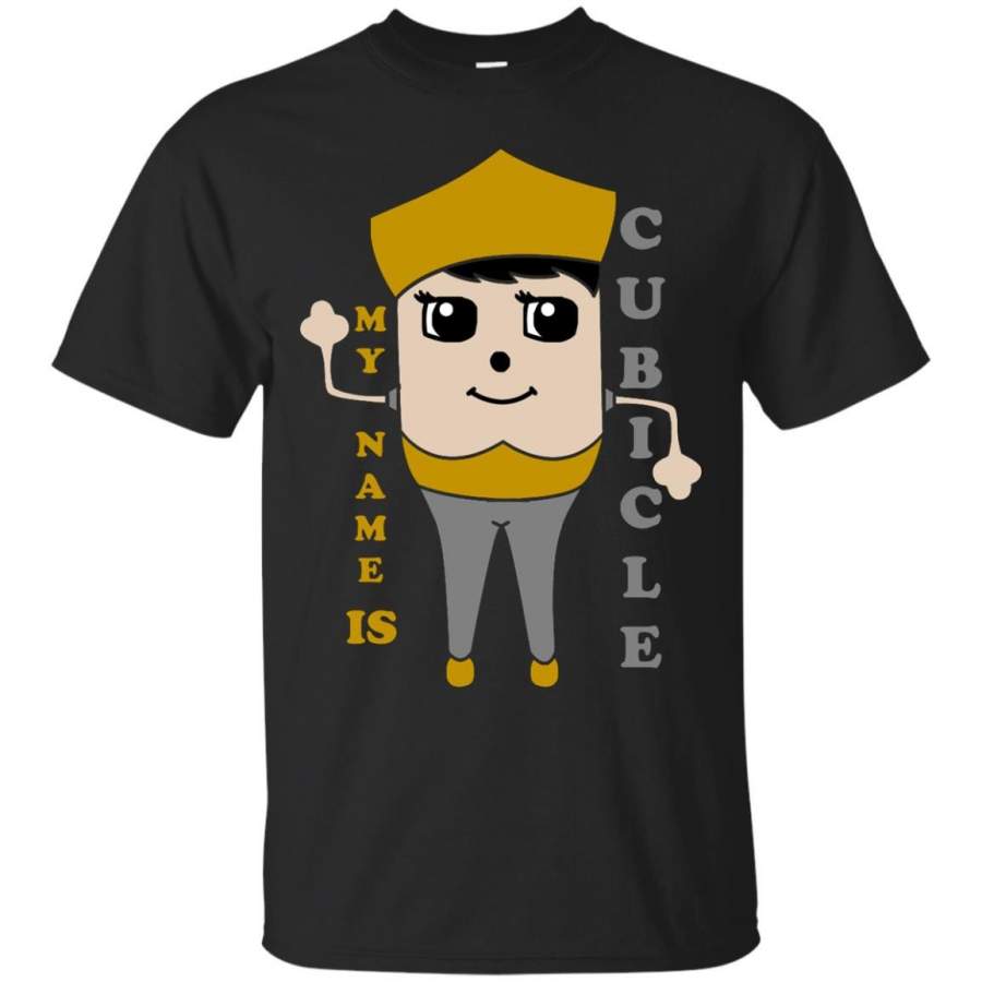 CUTE TSHIRT – My Name is Cubicle  Cute Cartoon Vector T Shirt & Hoodie