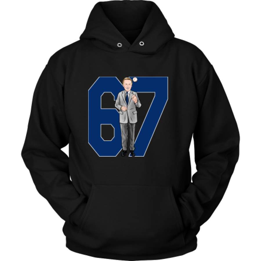 Vin Scully “67 Seasons” Hoodie T-Shirt