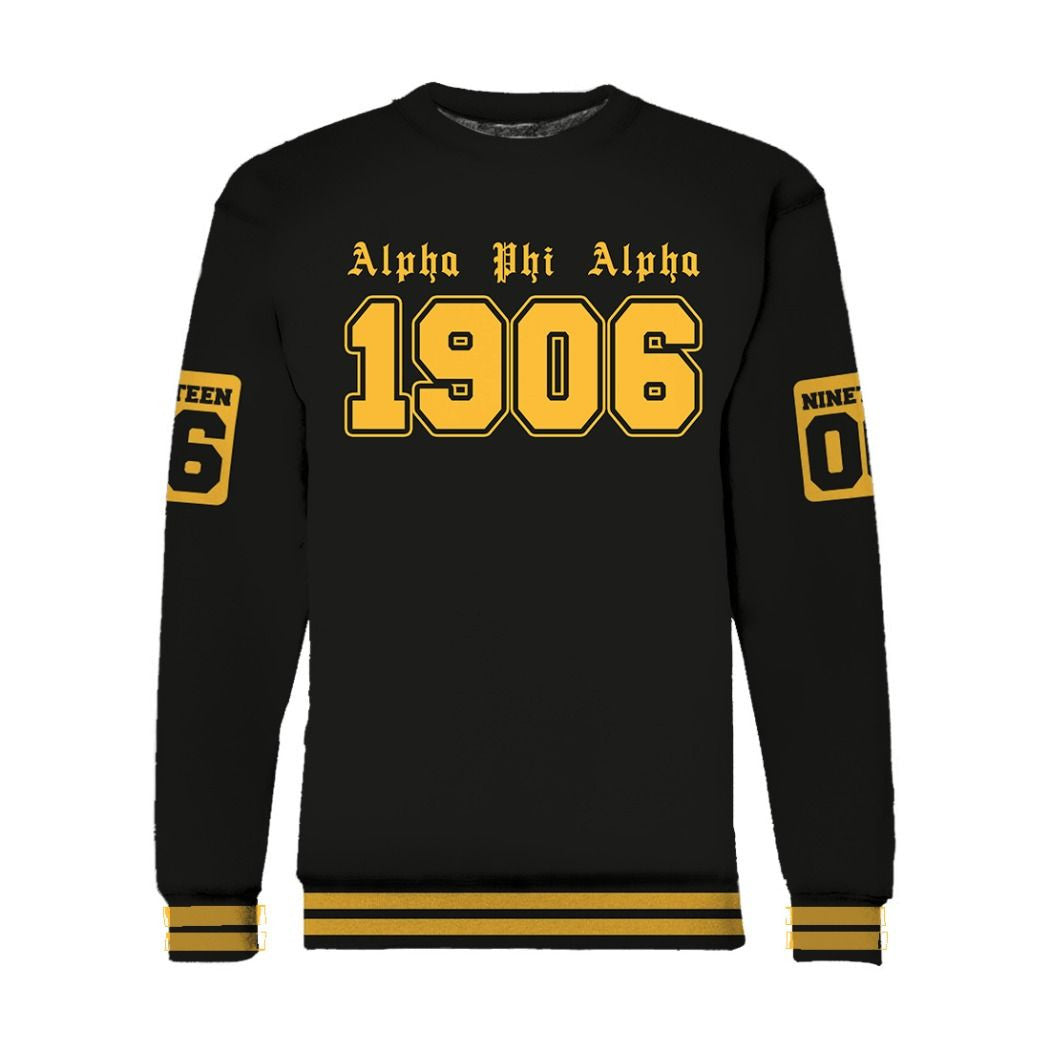 Fraternity Sweatshirt – Alpha Phi Alpha Diamond Greek Letter Sweatshirt