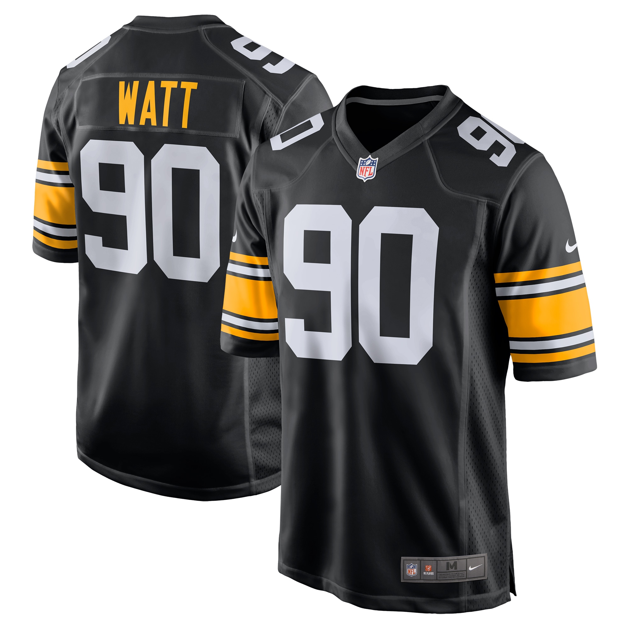 T.J. Watt Pittsburgh Steelers Youth Game Jersey – Black 2