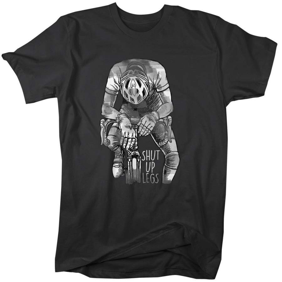 Tshirtshouse Style X Men'S Cyclist T-Shirt Shut Up Legs Shirt Cyclists Shirts Bicycle Racing Tshirt Bicyclist Shirt Cycling T Shirt