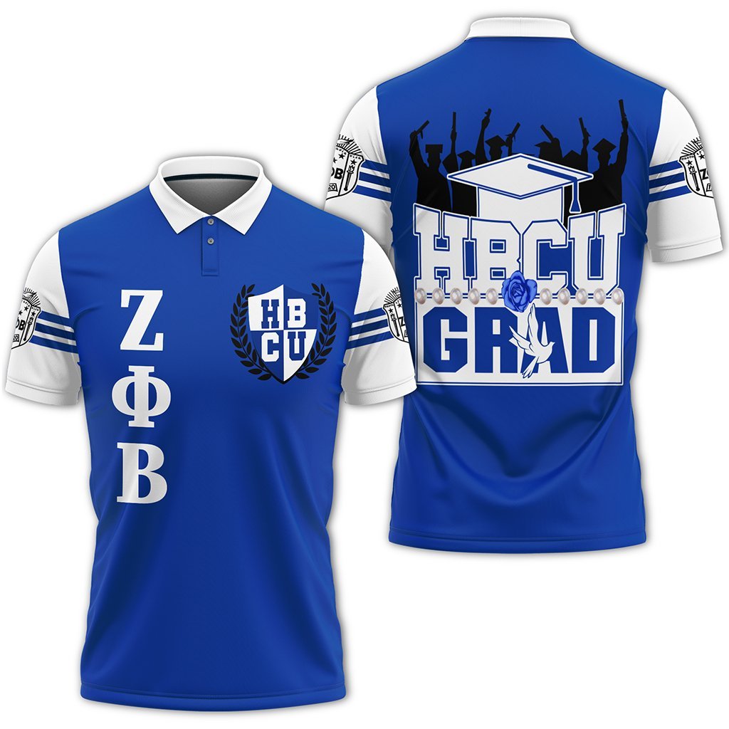 Masonstars Polo – Zeta Phi Beta HBCU Graduation Polo Shirt J0