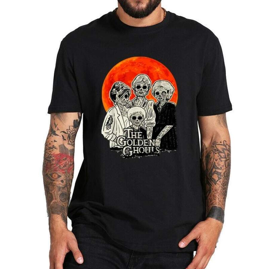 The Golden Ghouls T-Shirt – Halloween Theme Tv Series Vintage Tshirt – Useu Size 100% Cotton