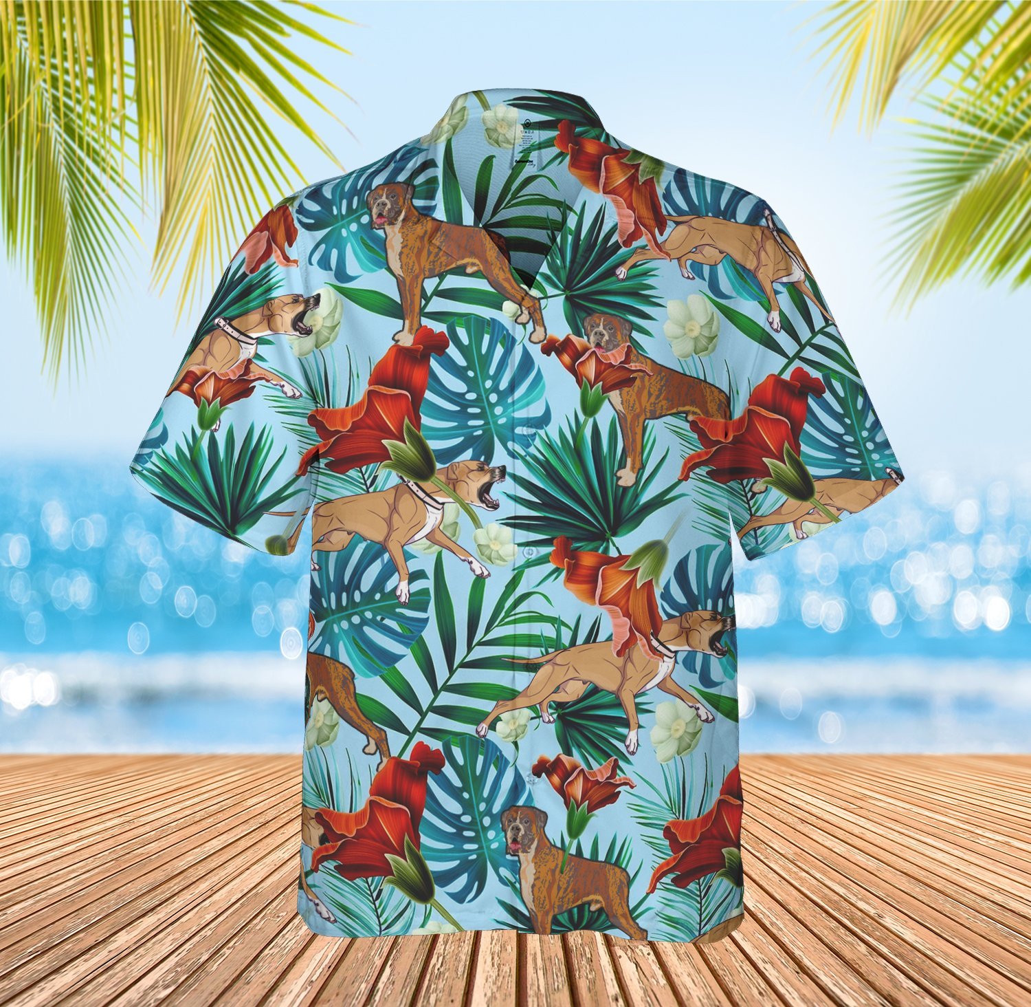 Boxer Hawaii Shirt Unisex Adult Ha84694