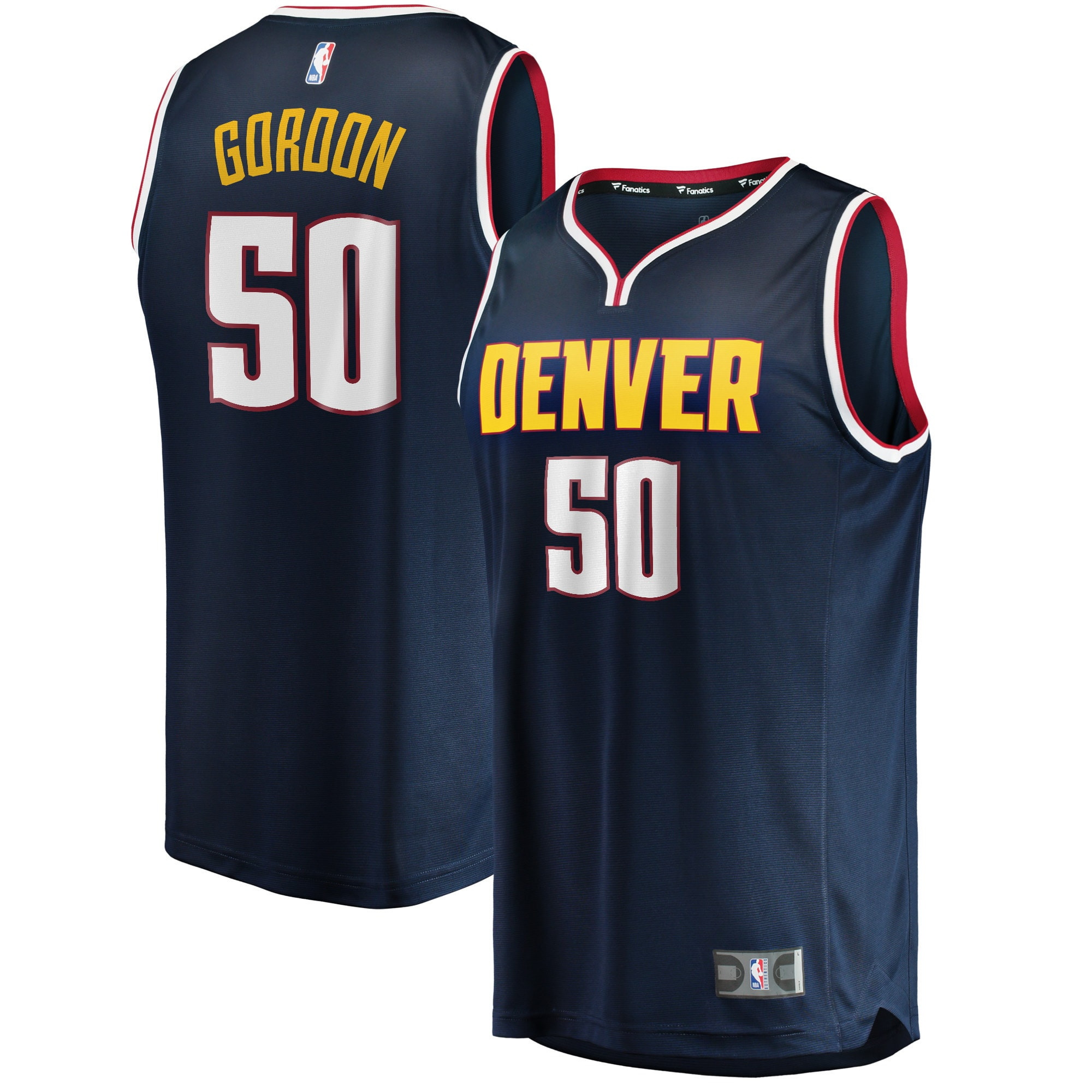 Aaron Gordon Denver Nuggets Fanatics Branded 2020/21 Fast Break Road Replica Jersey – Icon Edition – Navy NBA