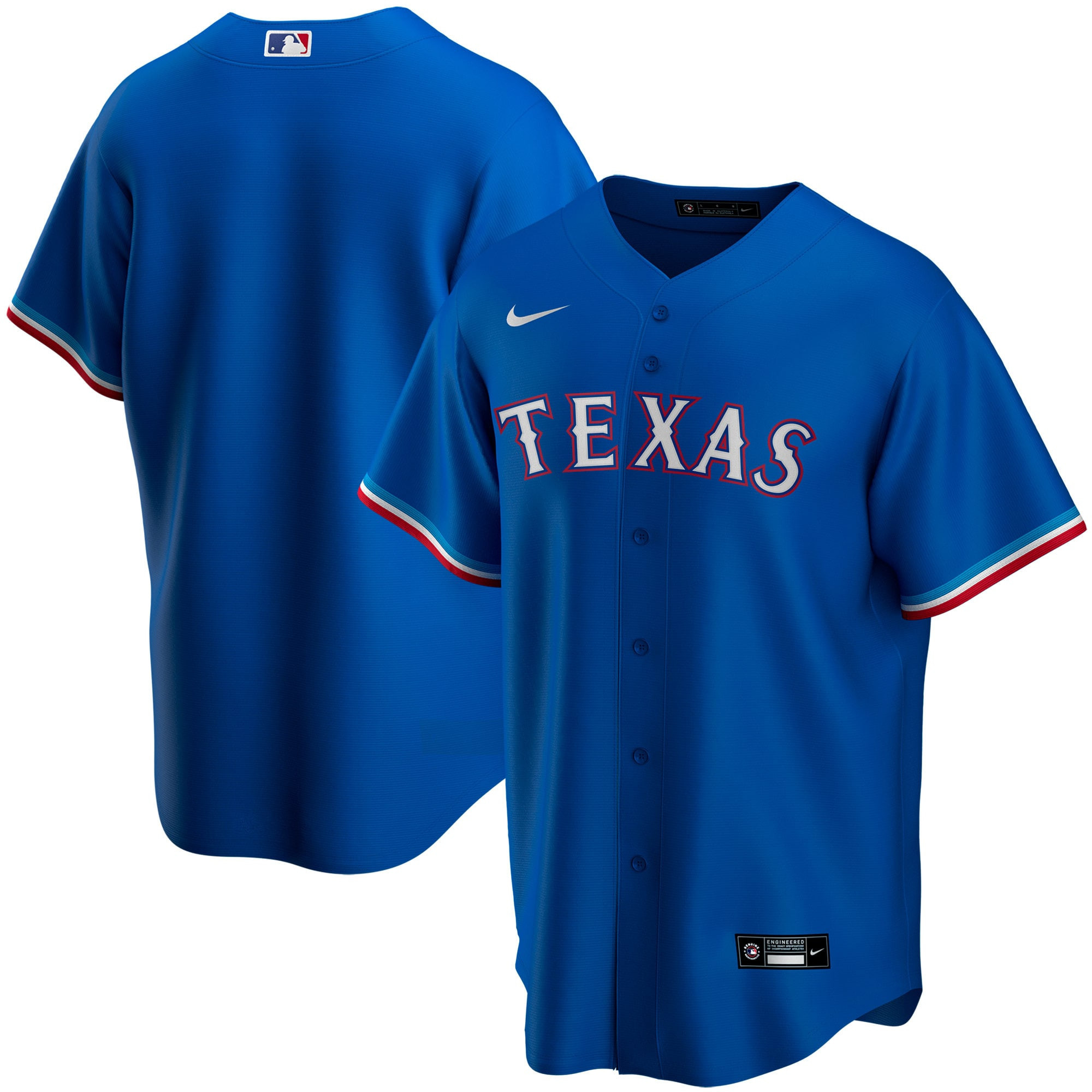 Texas Rangers Alternate Replica Team Jersey – Royal MLB