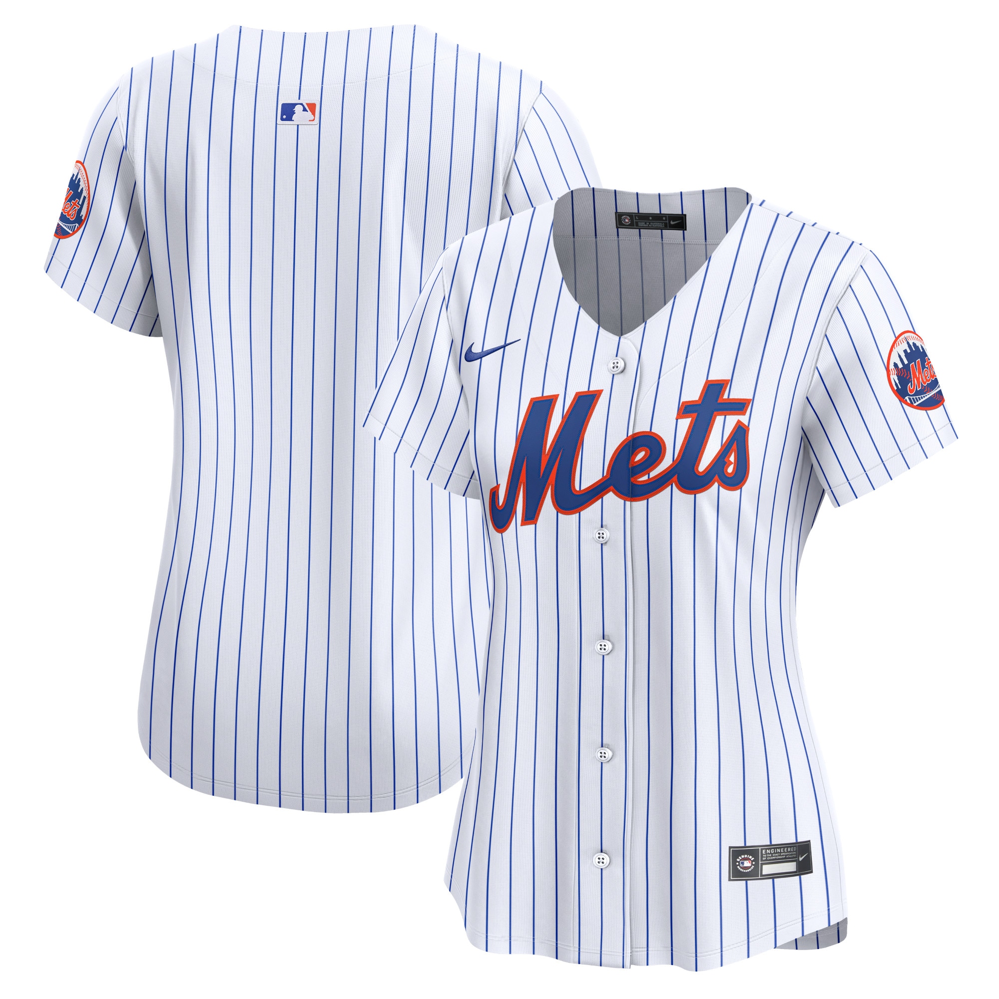 New York Mets Women's Home Limited Jersey – White