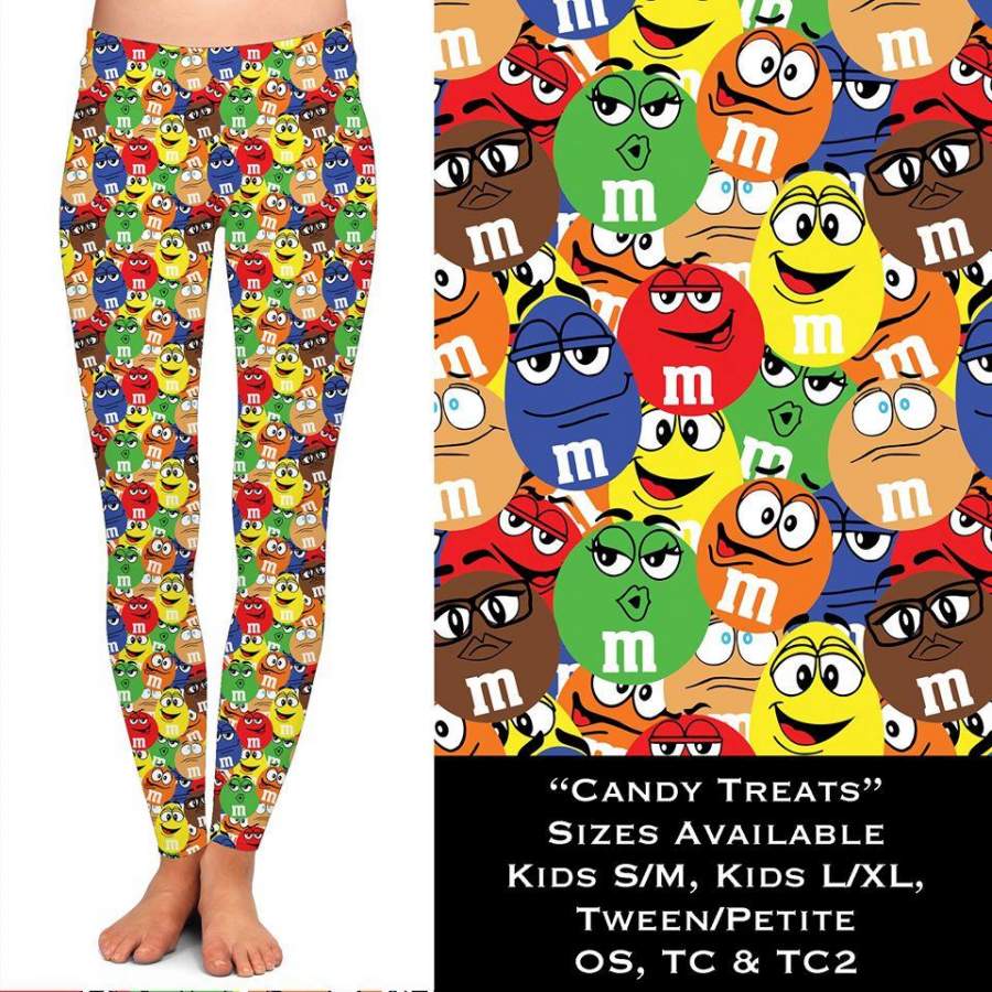 [PRE-ORDER]Custom Candy Treats Leggings, Joggers, & Capri Joggers – Pre Orders Close 7/19