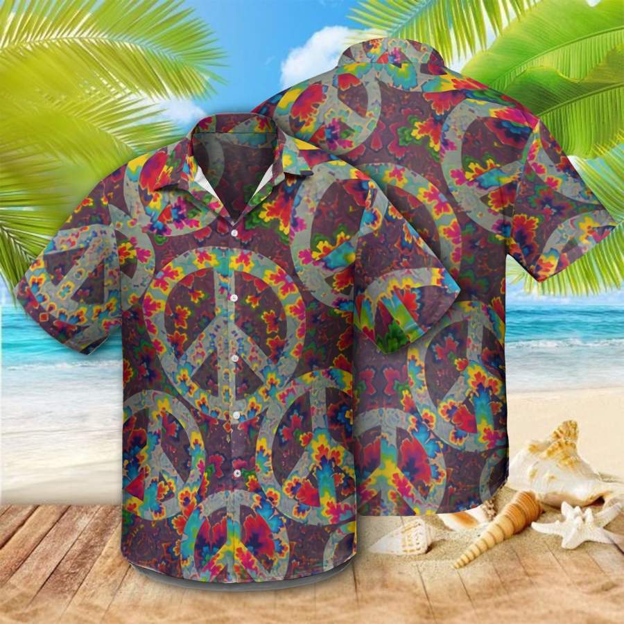 Hippie Hawaiian Shirt Ha58733