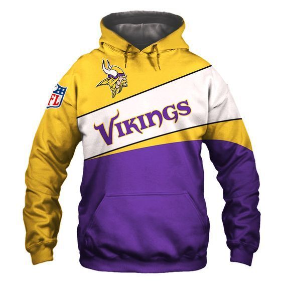 Minnesota Vikings 3D Hoodie 05