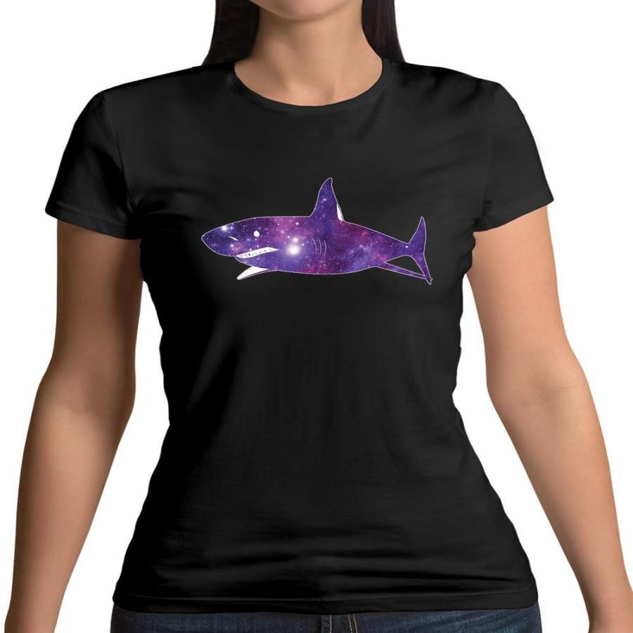 Space Animals – Shark Womens T-Shirt