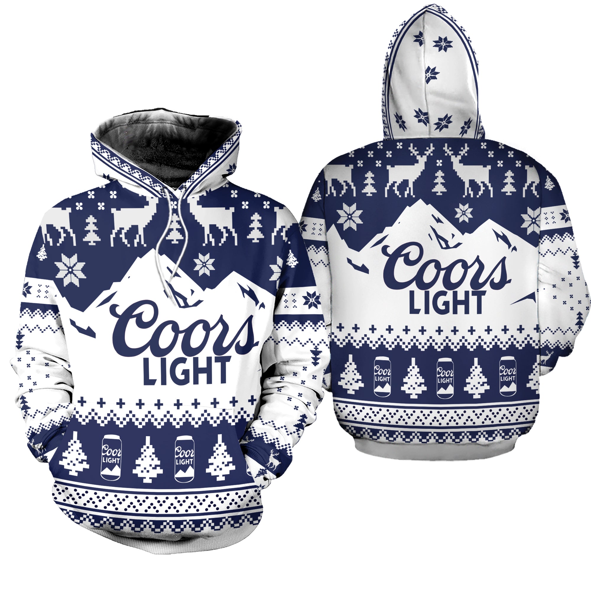 Ugly Christmas Sweatshirt Hoodie All Over Printed Pf204