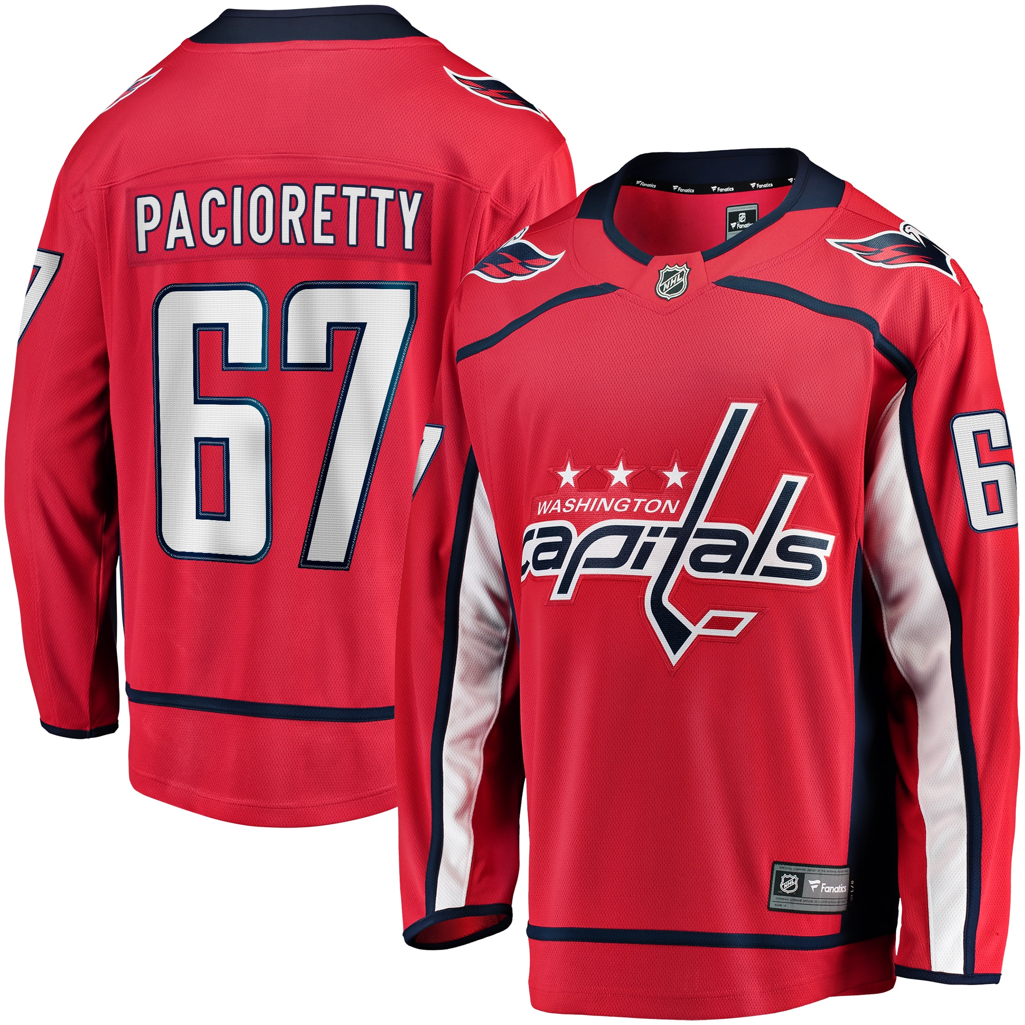 Men's Washington Capitals Max Pacioretty Red Home Breakaway Player Jersey