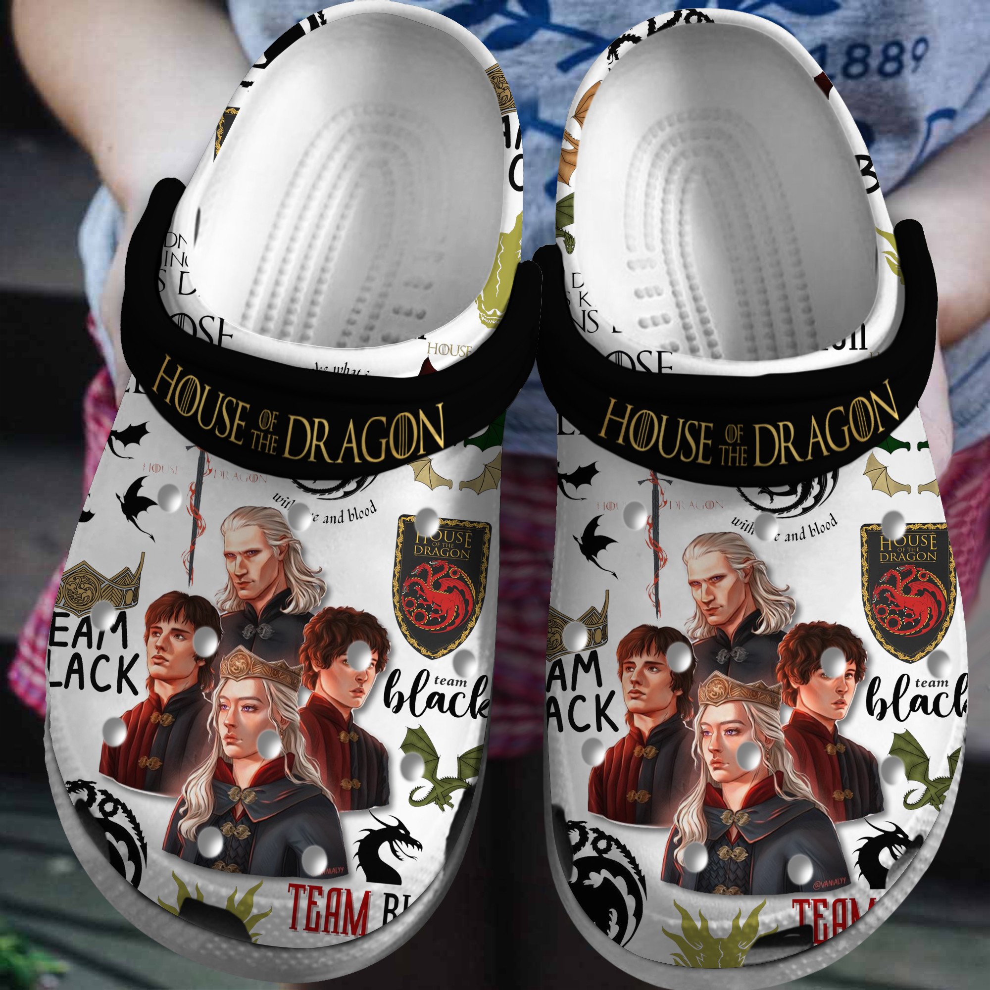 House Of The Dragon Tv Series Crocss Clogs For Men Women And Kid Cb170724410579