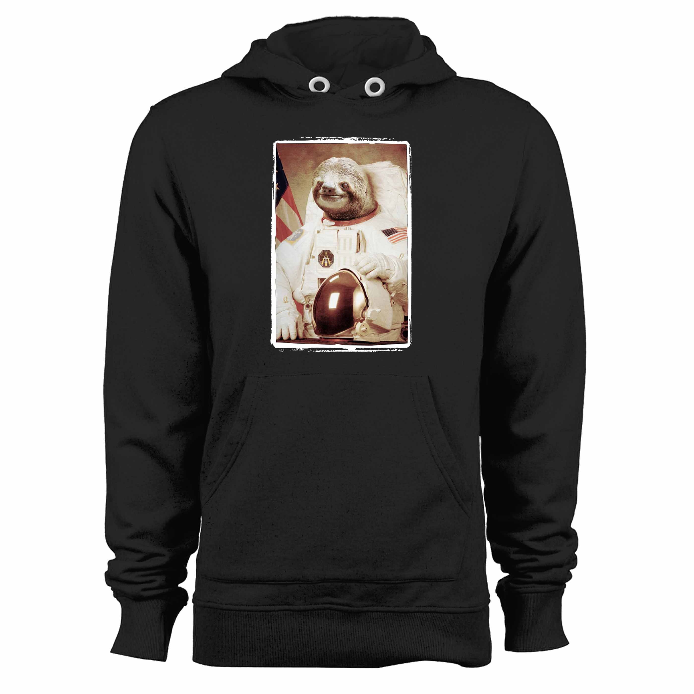 Sloth Faultier Astronaut Spacesuit Animal Unisex Hoodie