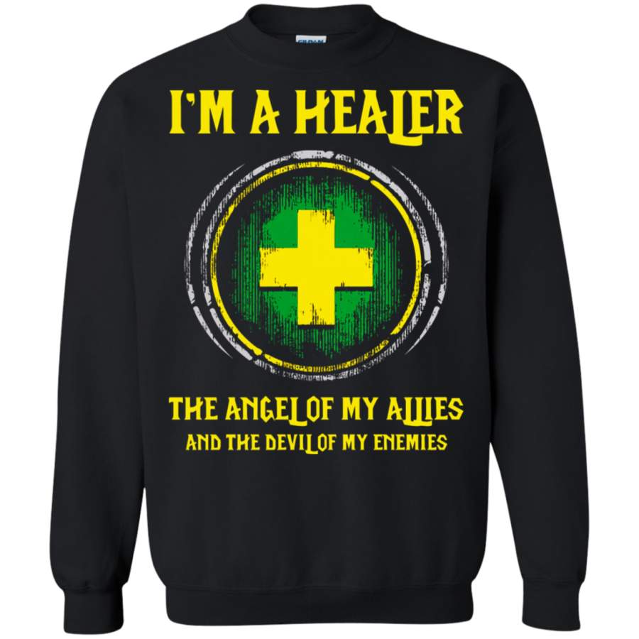 AGR World Of Warcraft I’m A Healer The Angel Of My Allies Sweatshirt