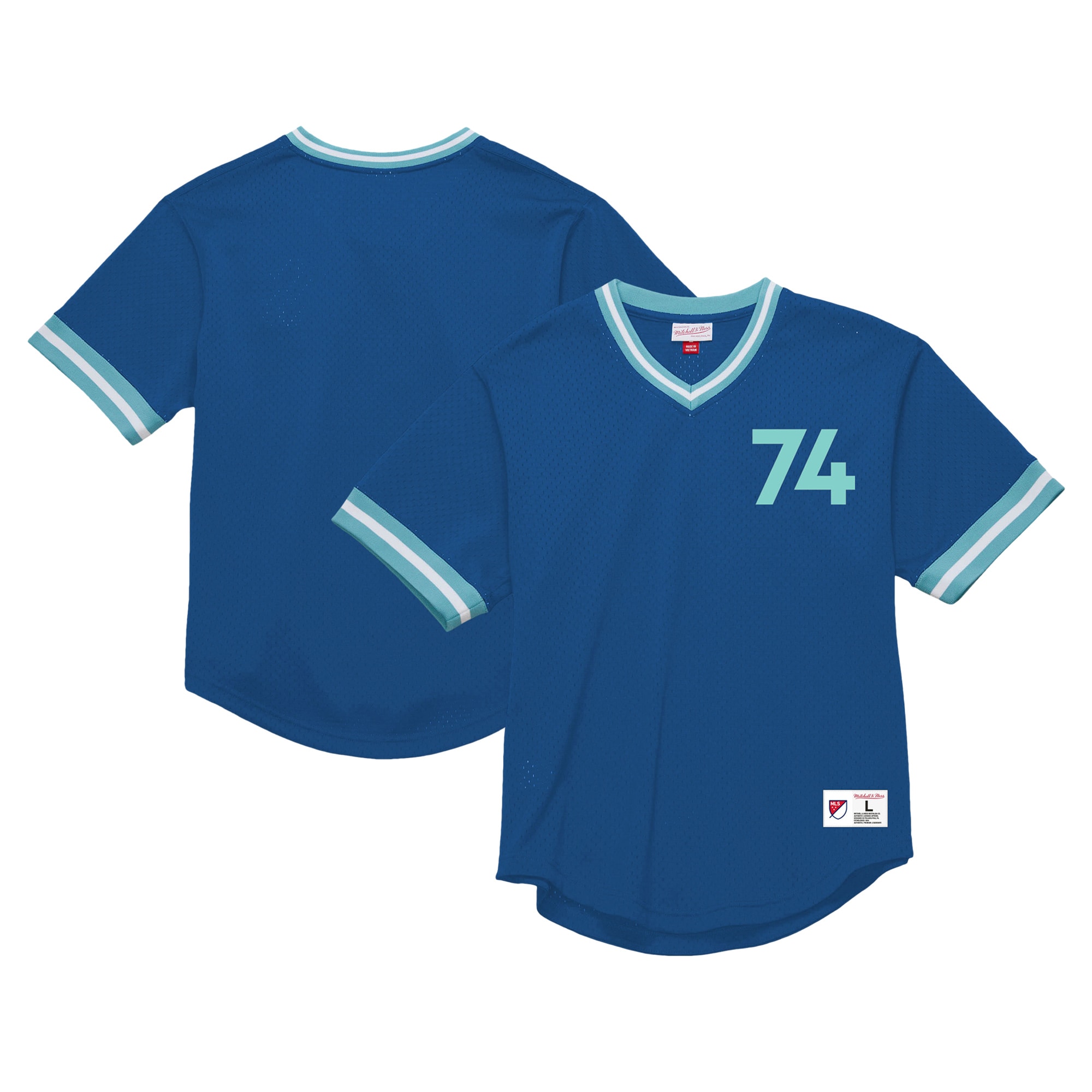 Seattle Sounders FC Mitchell & Ness Mesh Fashion Jersey – Blue