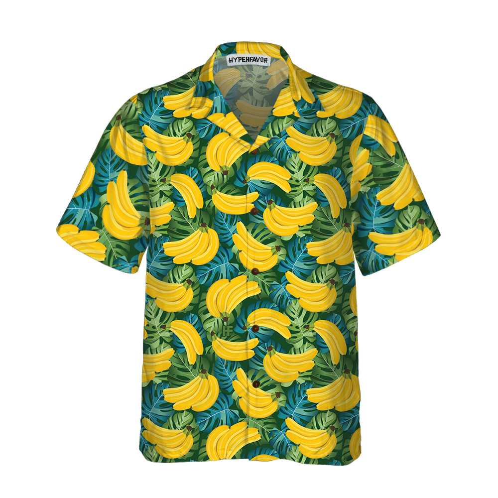 Banana Tropical Pattern Hawaii Funny Shirt For Ha70547