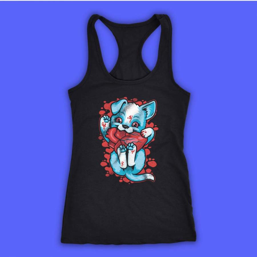 Puppy Love Women’S Tank Top Racerback