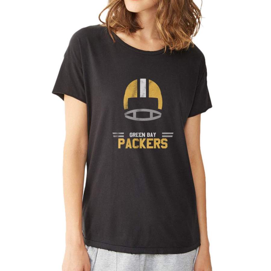 Green Bay Packers Vintage Helmet Women’S T Shirt