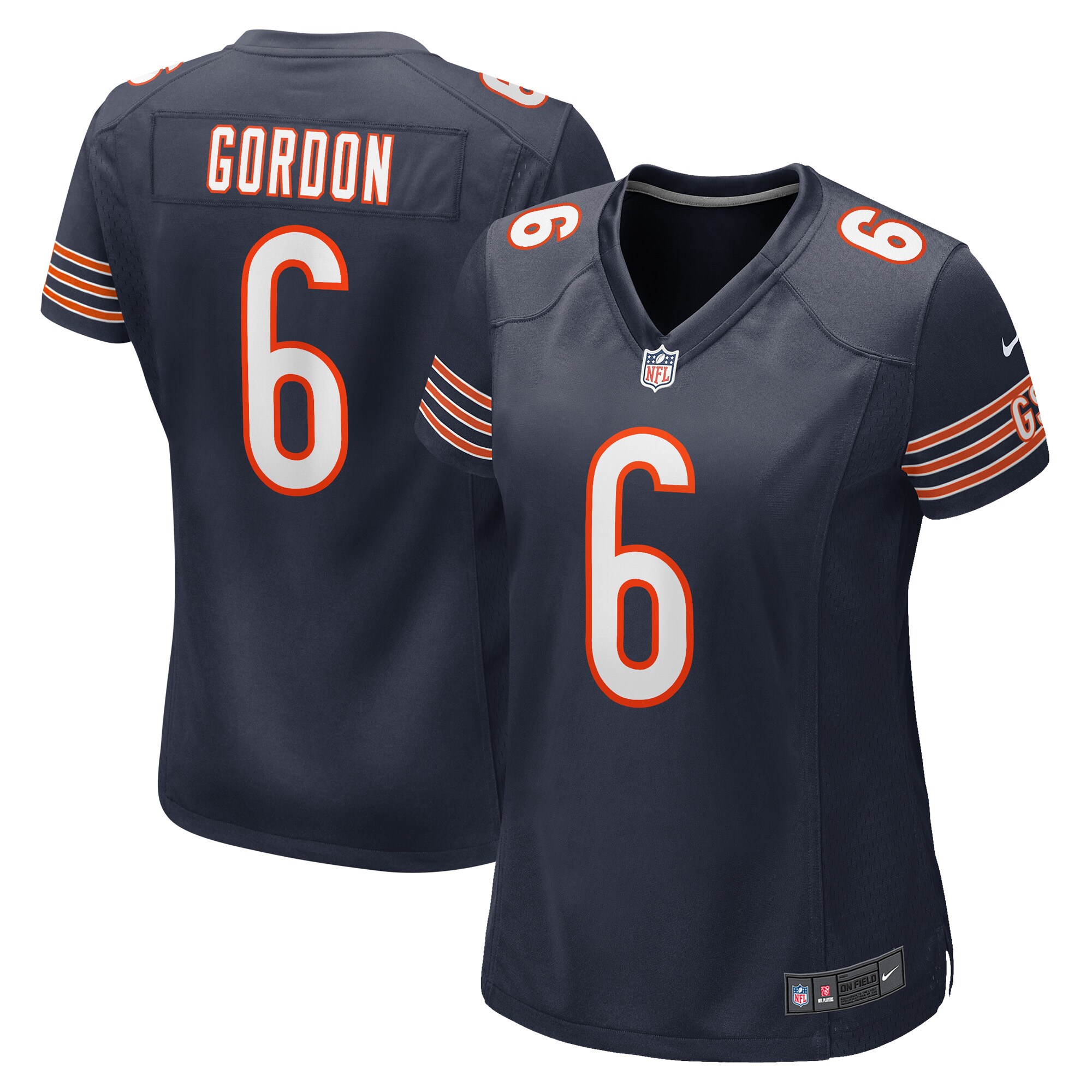 Kyler Gordon Chicago Bears Women's Game Player Jersey – Navy