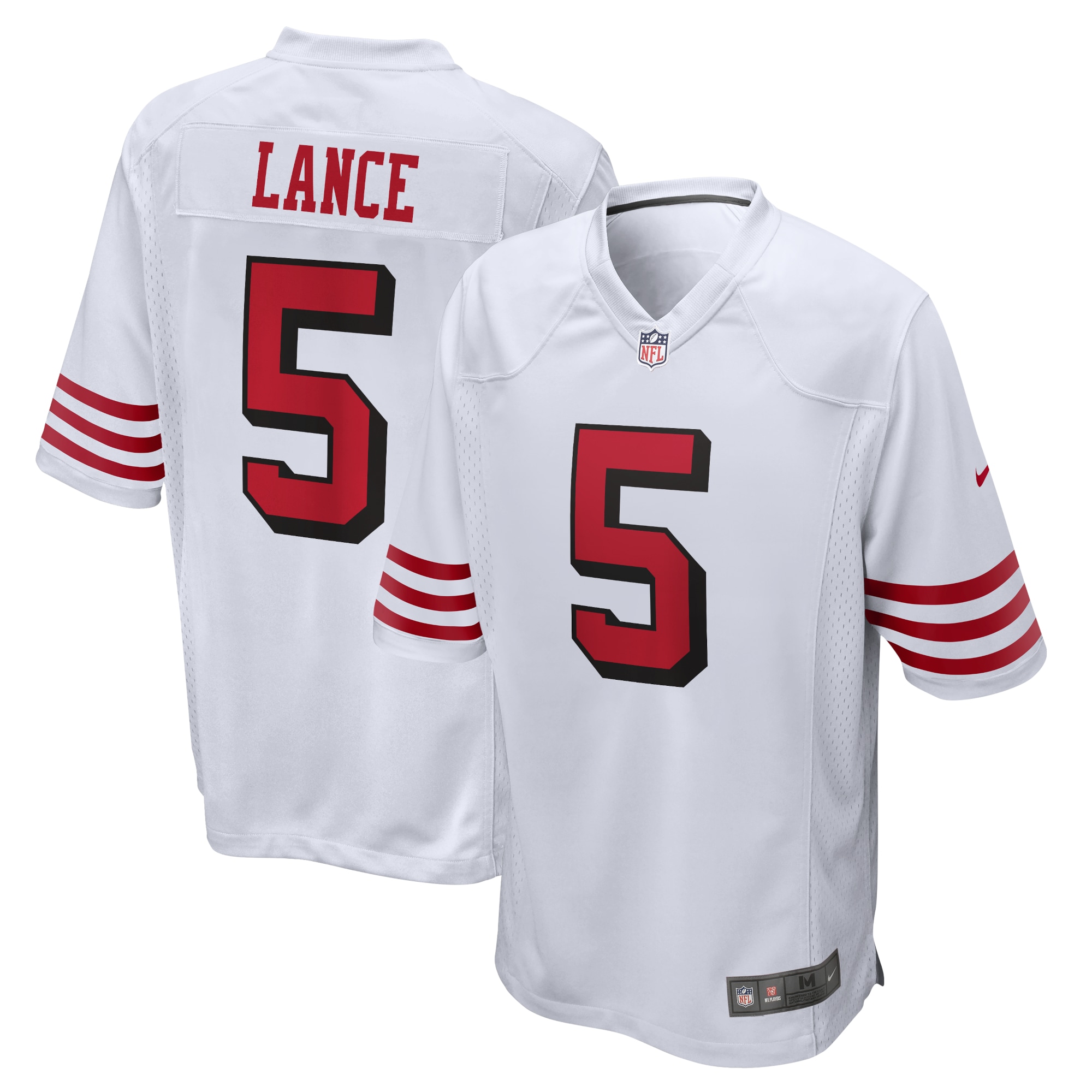 Men’s San Francisco 49ers Trey Lance White Alternate Game Jersey