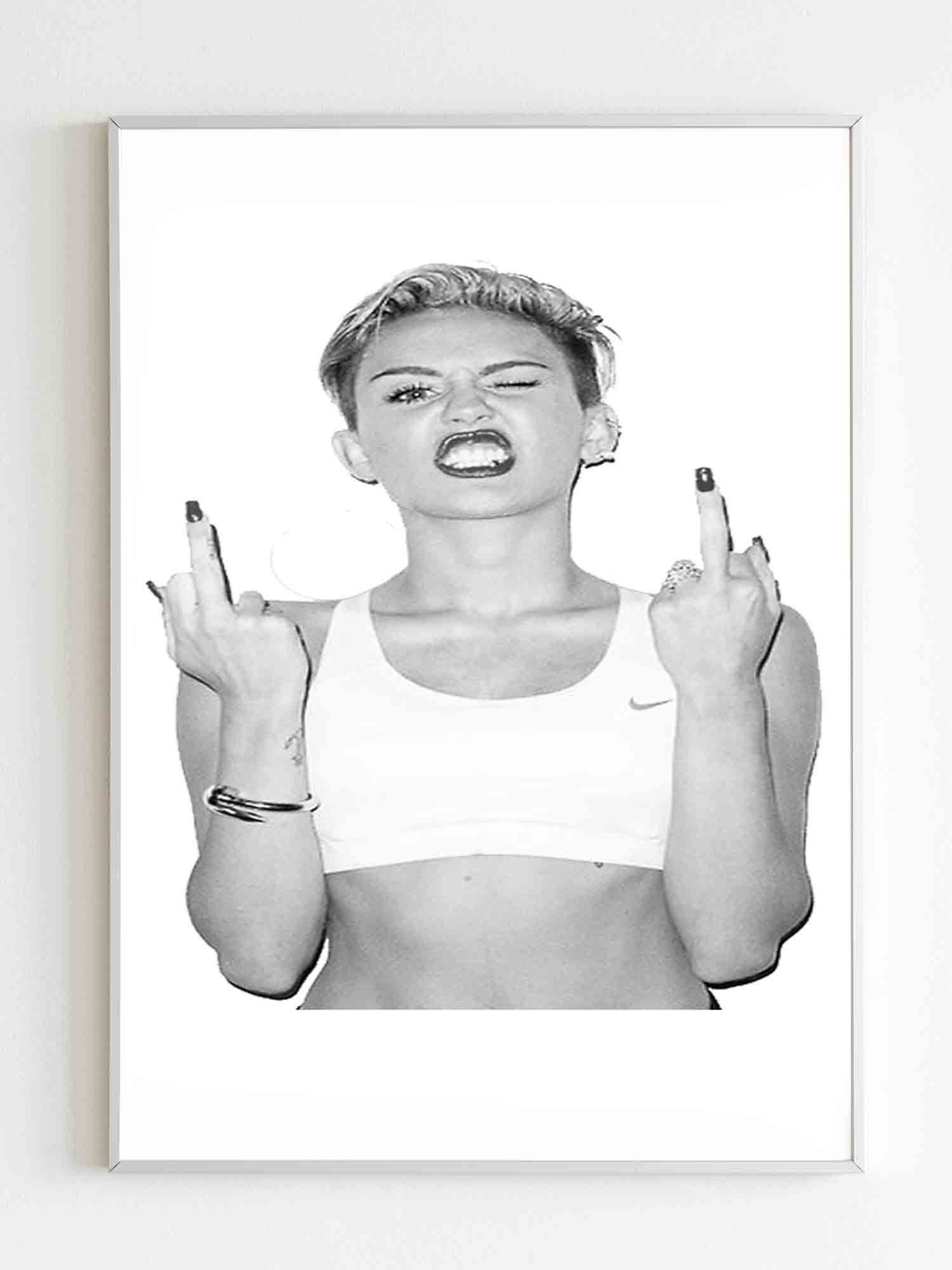 Miley Cyrus Wrecking Ball Poster Poster Art Design 4099