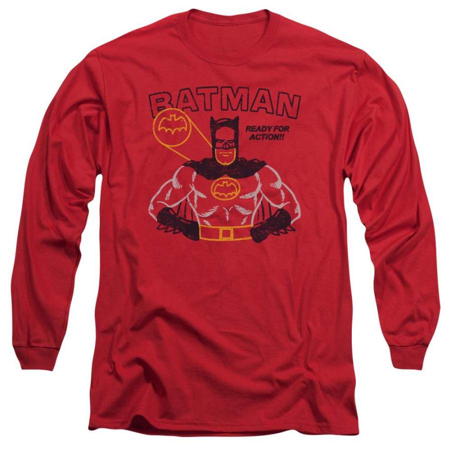 Batman – Ready For Action Long Sleeve Adult 18/1