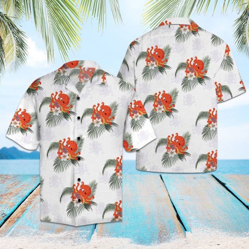 Octopus Tropical Hawaii Shirt Ha99732