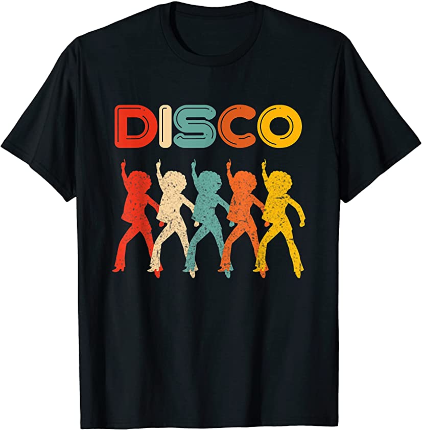 Disco T-Shirt 70s Disco Themed Shirt Vintage Retro Dancing T-Shirt ...