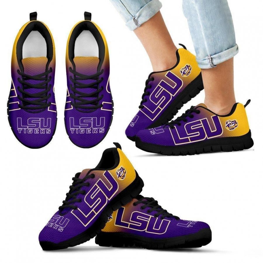 Colorful Unofficial LSU Tigers Sneakers #788