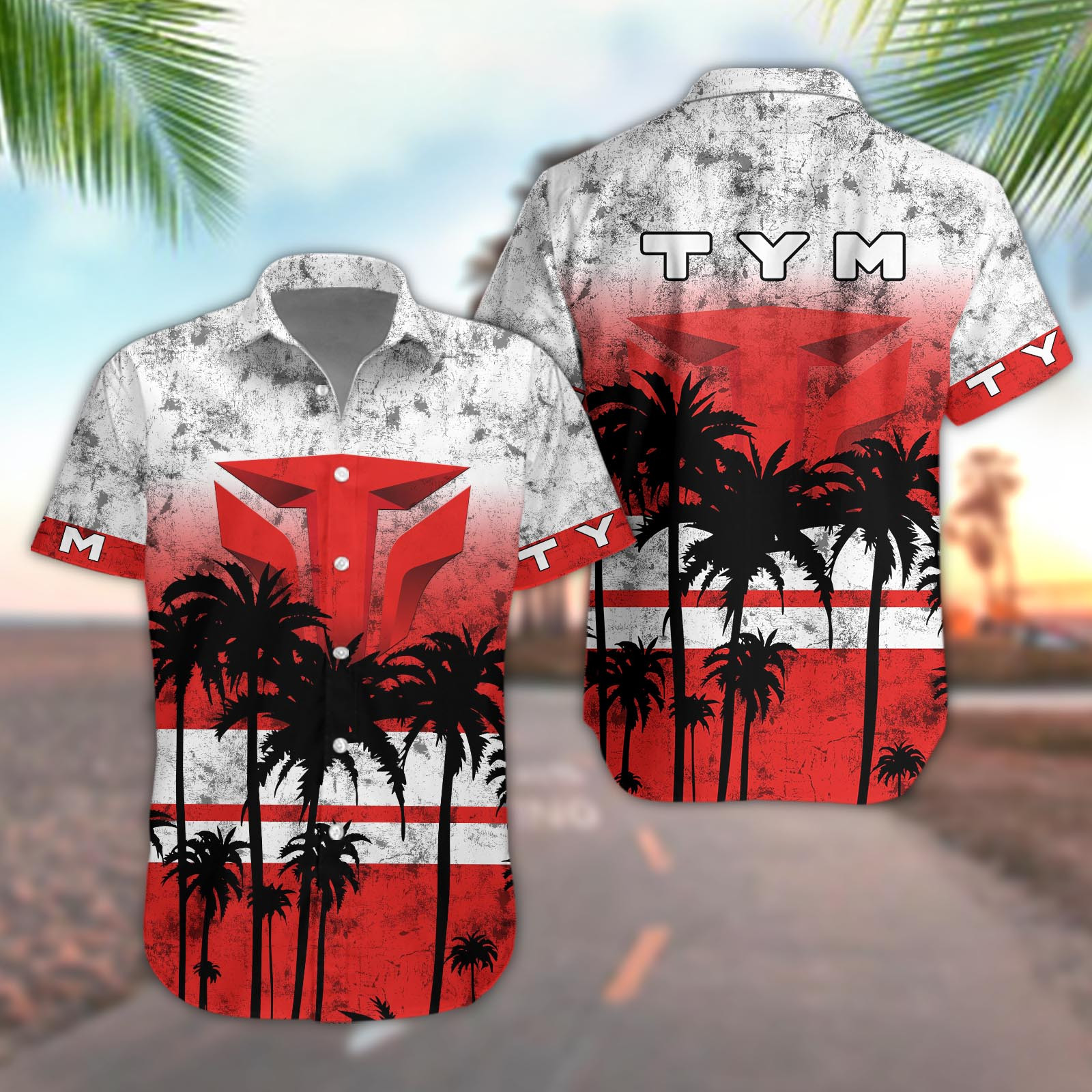 Tym Tractors Aloha Shirt