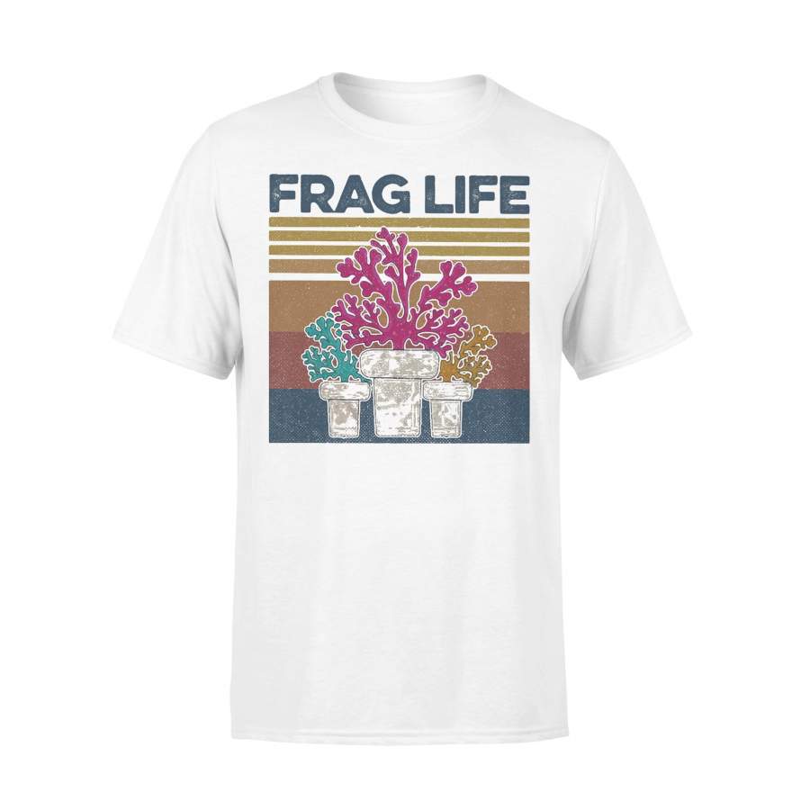 Frag Life Aquarium Vintage Retro T-shirt