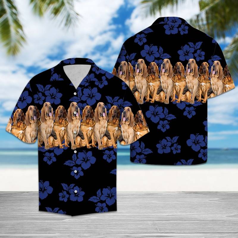 Awesome Bloodhound Hawaii Shirt Ha80443