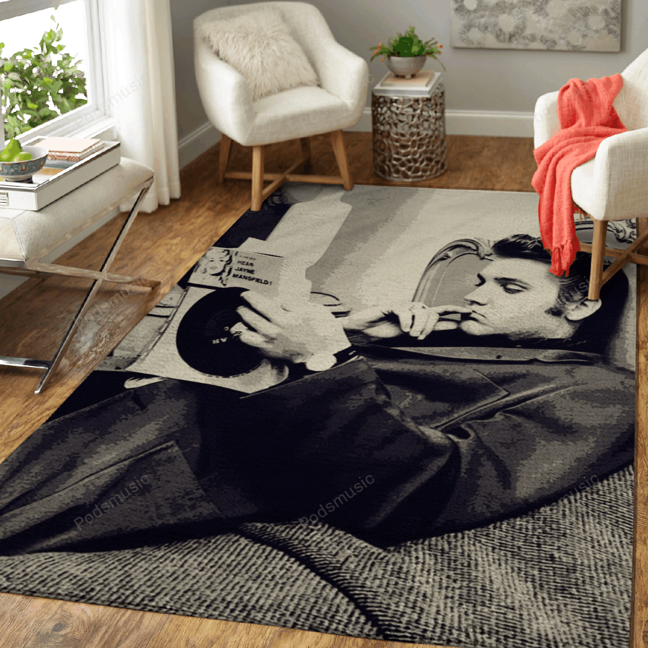 Elvis Presley 19 – Music Artist Art For Fans Area Rug Carpet