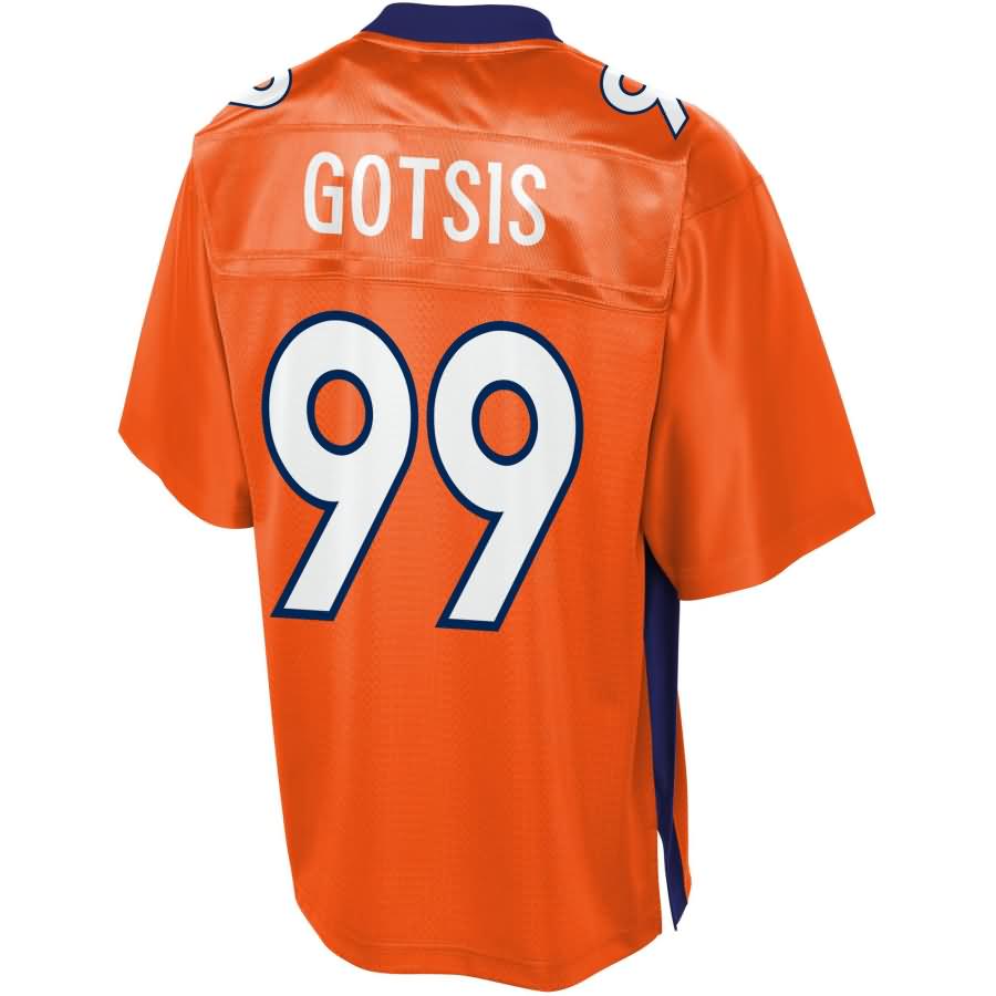 Adam Gotsis Denver Broncos NFL Pro Line Player Jersey – Orange