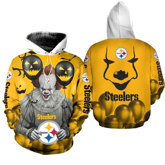 Pittsburgh Ste Pennywise The Dancing Clown It Halloween 3D All Over Print Hoodie