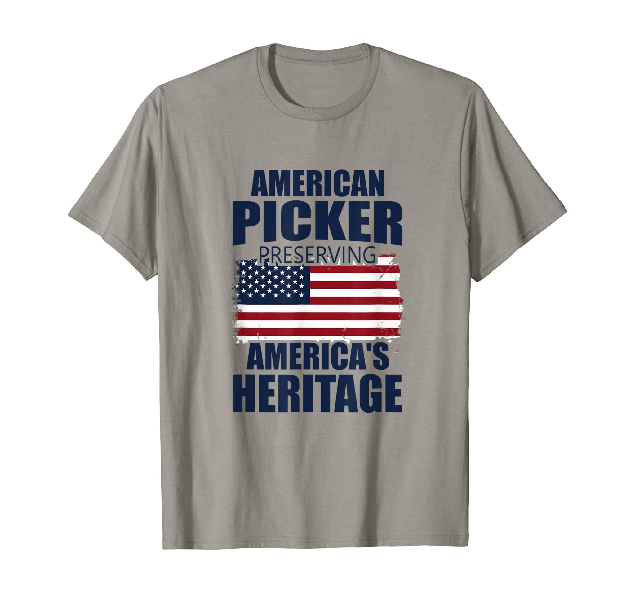 Patriotic American Heritage Pickers T-Shirt