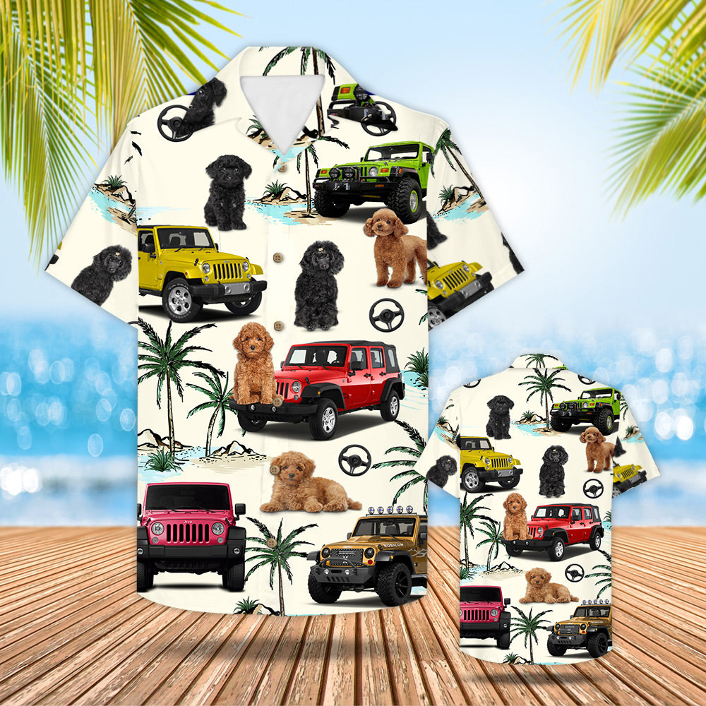 Jeep Poodle Hawaii Shirt Gift For Trips And Pattern Trna Ha84618