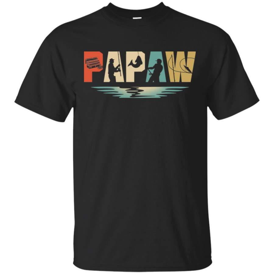 Vintage Fishing Papaw Father’s Day Gift T-shirt