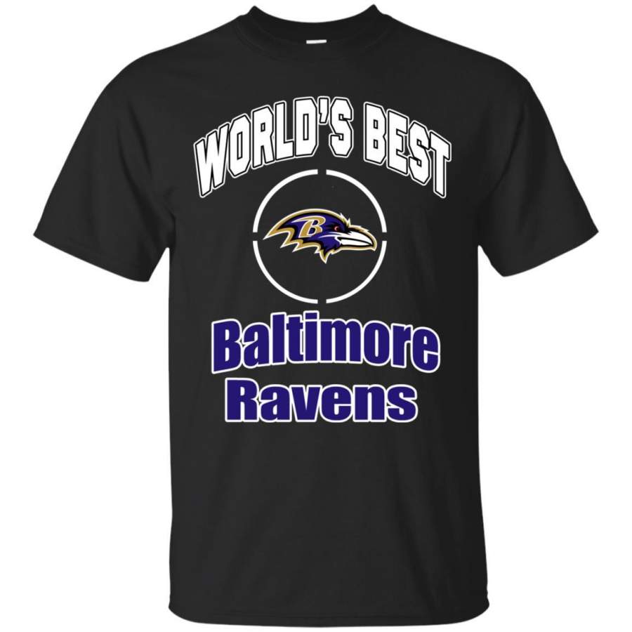 Amazing World’s Best Dad Baltimore Ravens T Shirts