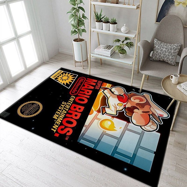 Super Mario 90 Area Rug Living Room And Bed Room Rug Gift Us Decor Vh3