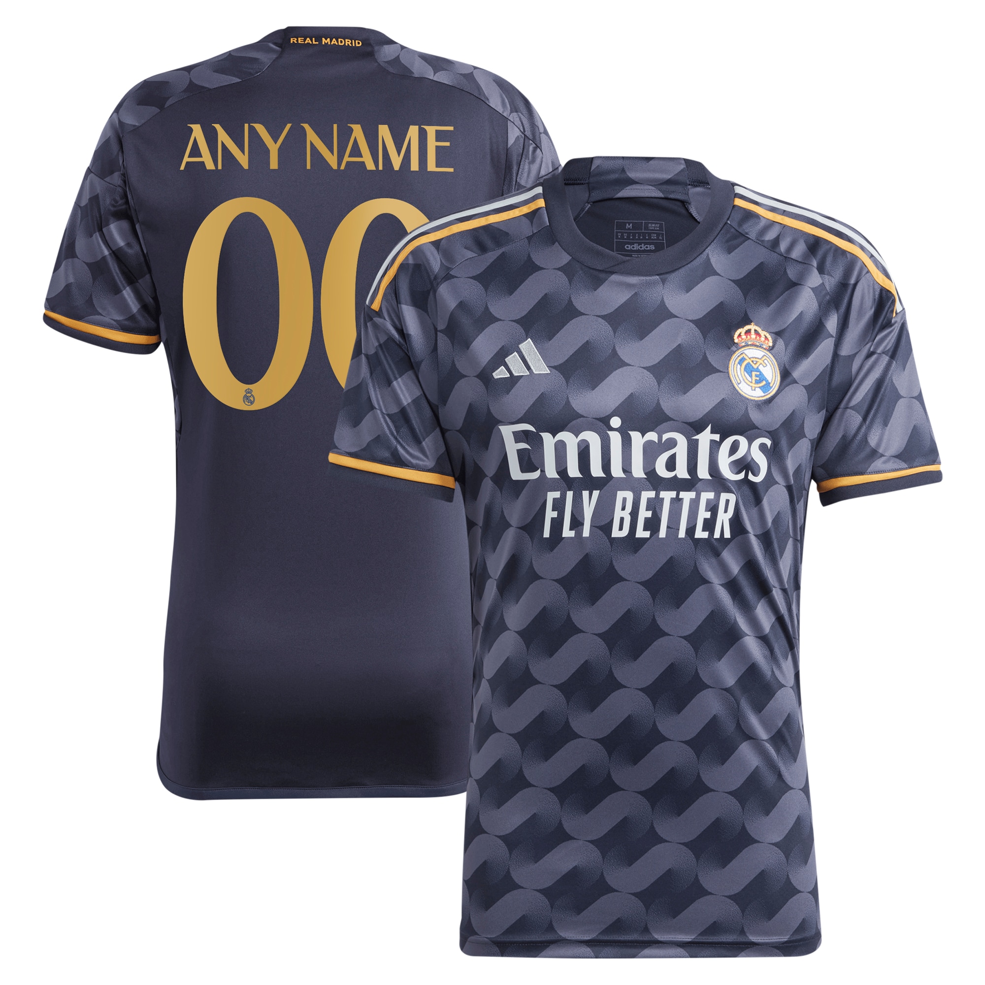 Real Madrid 2023/24 Away Replica Custom Jersey – Navy